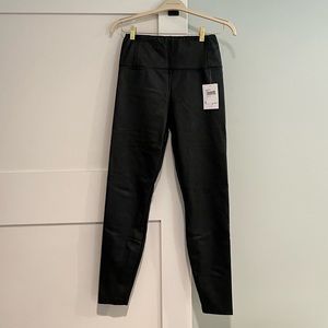 NWT Nordstrom Faux leather stretch leggings